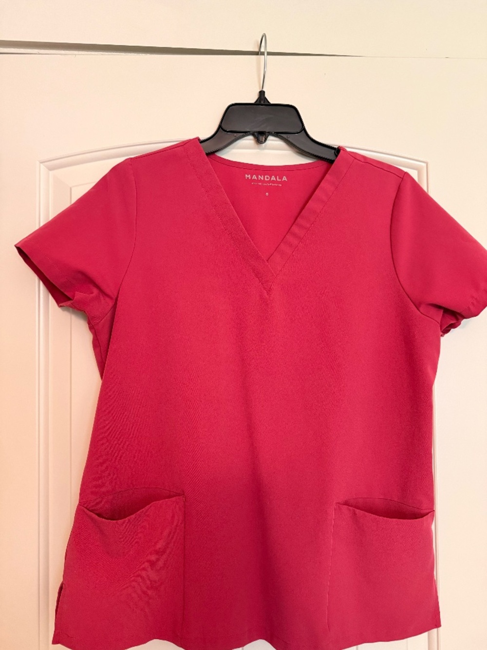 Mandal Pink Scrub Top